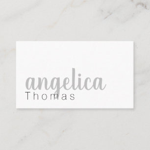 Professioneel stijlvolle cursief visitekaartje