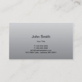 Professioneel stophorloge Silver-Visitekaartje Visitekaartje (Achterkant)