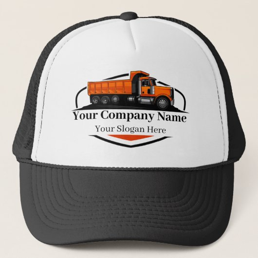 Professioneel stortgoederentransportbedrijf trucker pet (Voorkant)