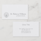 Professioneel tandarts Visitekaartje (Voorkant / Achterkant)