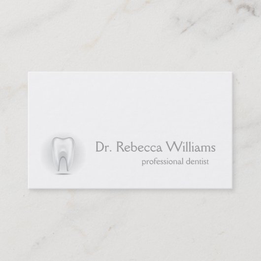 Professioneel tandarts Visitekaartje (Voorkant)