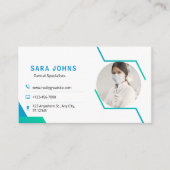 Professioneel tandarts Visitekaartje met foto (Voorkant)