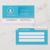 Professioneel tandheelkundig Visitekaartje Afsprakenkaartje (Voorkant / Achterkant)