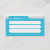 Professioneel tandheelkundig Visitekaartje Afsprakenkaartje (Achterkant)