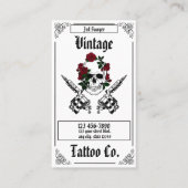 Professioneel Tatoeëerder Visitekaartje (Voorkant)