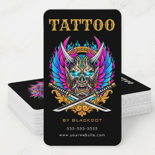 Professioneel Tattoo Studio Tatoeage Winkel Tatoeë Visitekaartje