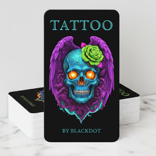 Professioneel Tattoo Studio Tattoo Winkel QR Code Visitekaartje