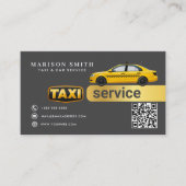 Professioneel Taxi Service Visitekaartje (Voorkant)