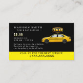 Professioneel Taxi Service Visitekaartje (Voorkant)