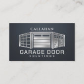 Professioneel technicus voor garagedeurservice visitekaartje (Voorkant)