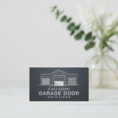 Professioneel technicus voor garagedeurservice visitekaartje (Staand voorkant)
