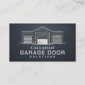 Professioneel technicus voor garagedeurservice visitekaartje (Voorkant)