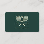 Professioneel Tennis Coach Visitekaartje (Voorkant)