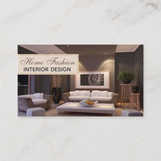 Professioneel thuisontwerp visitekaartje (Voorkant)