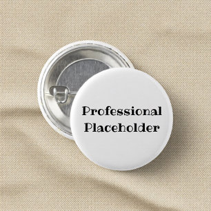 Professioneel Tijdelijke Plaats Grappige Kantoor P Ronde Button 3,2 Cm