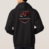 professioneel transportbedrijf hoodie (Achterkant)