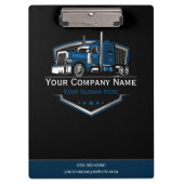 professioneel transportbedrijf klembord (Voorkant)