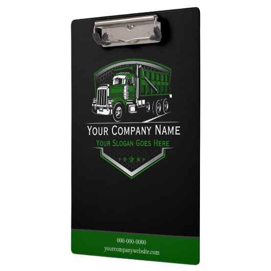 professioneel transportbedrijf klembord (Links)