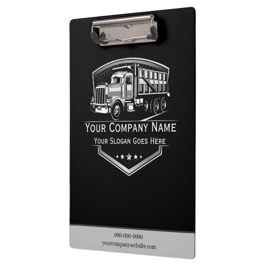 professioneel transportbedrijf klembord (Links)