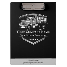 professioneel transportbedrijf klembord