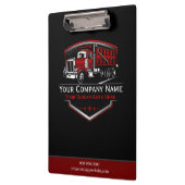 professioneel transportbedrijf klembord (Links)