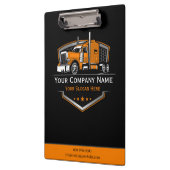 professioneel transportbedrijf klembord (Links)