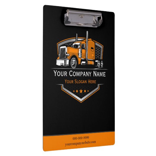 professioneel transportbedrijf klembord (Rechts)