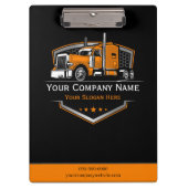 professioneel transportbedrijf klembord (Voorkant)