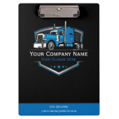 professioneel transportbedrijf klembord (Voorkant)