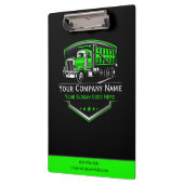 professioneel transportbedrijf klembord (Links)