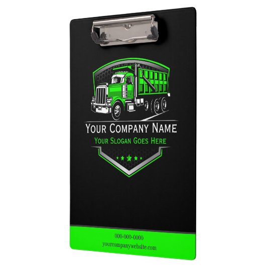 professioneel transportbedrijf klembord (Links)