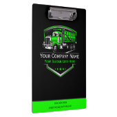 professioneel transportbedrijf klembord (Rechts)