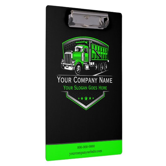 professioneel transportbedrijf klembord (Rechts)