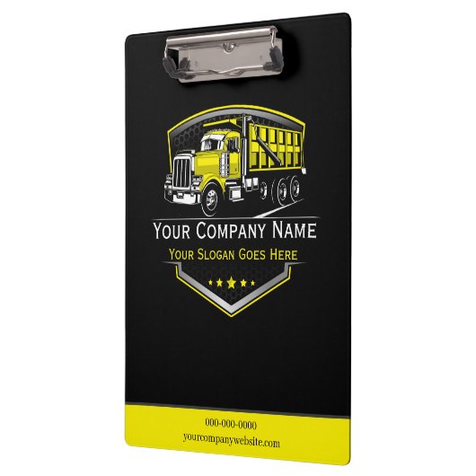 professioneel transportbedrijf klembord (Links)