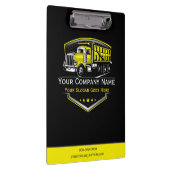 professioneel transportbedrijf klembord (Rechts)