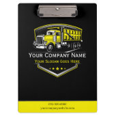 professioneel transportbedrijf klembord (Voorkant)