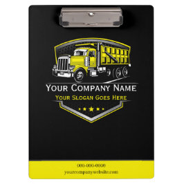 professioneel transportbedrijf klembord