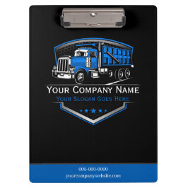 professioneel transportbedrijf klembord