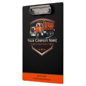 professioneel transportbedrijf klembord (Links)