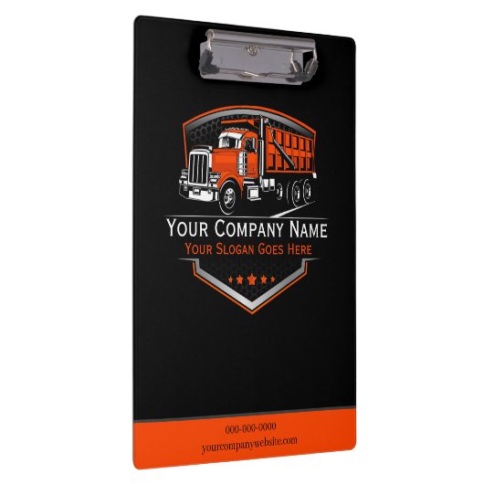 professioneel transportbedrijf klembord (Rechts)