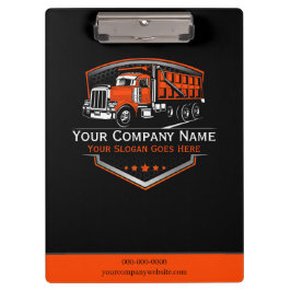 professioneel transportbedrijf klembord