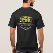 professioneel transportbedrijf t-shirt (Achterkant)