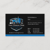Professioneel Trucking Hauling Bedrijf QR Code Visitekaartje (Voorkant)