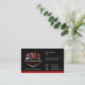 Professioneel Trucking Transportbedrijf QR Code Visitekaartje (Staand voorkant)