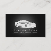 Professioneel Uber Driver Car Service Visitekaartj Visitekaartje (Voorkant)