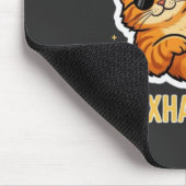 Professioneel Uitgeput Grappig Lui Kat T-Shirt Muismat (Hoek)