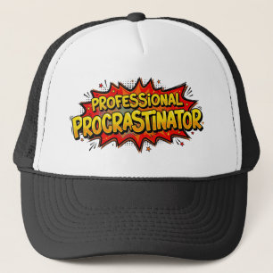 Professioneel Uitsteller Stripboek Pop Art Trucker Pet