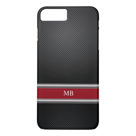 Professioneel uitvoerend monogram Case-Mate iPhone case (Achterkant)