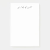 Professioneel Uniek Klassiek Eenvoudig Handschrift Post-it® Notes (Voorkant)