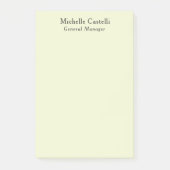 Professioneel Uniek Klassiek Eenvoudig Post-it® Notes (Voorkant)